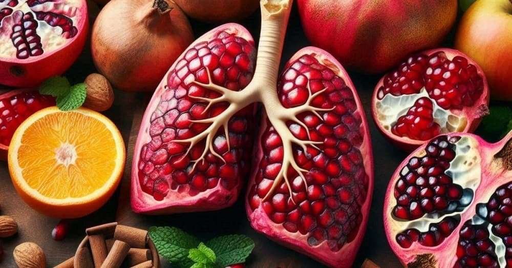 Pomegranate and 2 more super foods that slow down the aging of the lungs! 1 What are the 3 Superfoods for Healthy Lungs