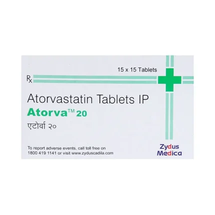Atorva 20 mg Tablet