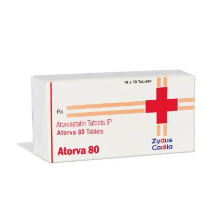 Atorva 80 mg Tablet
