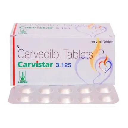 Carvistar 3.125 Tablet (Carvedilol 3.125mg)