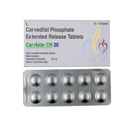 Carvistar CR 20mg (Carvedilol 20mg)