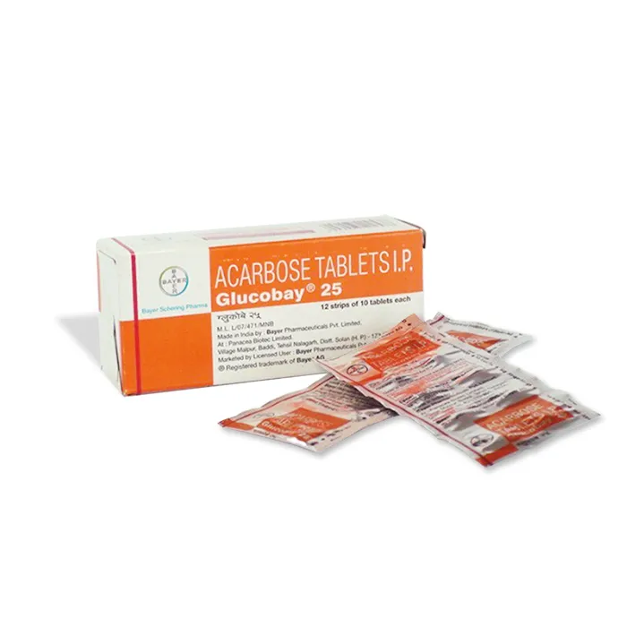 Glucobay 25 mg Tablet Glucobay 25 mg Tablet