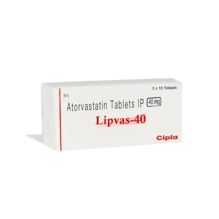 Lipvas 40 mg Tablet