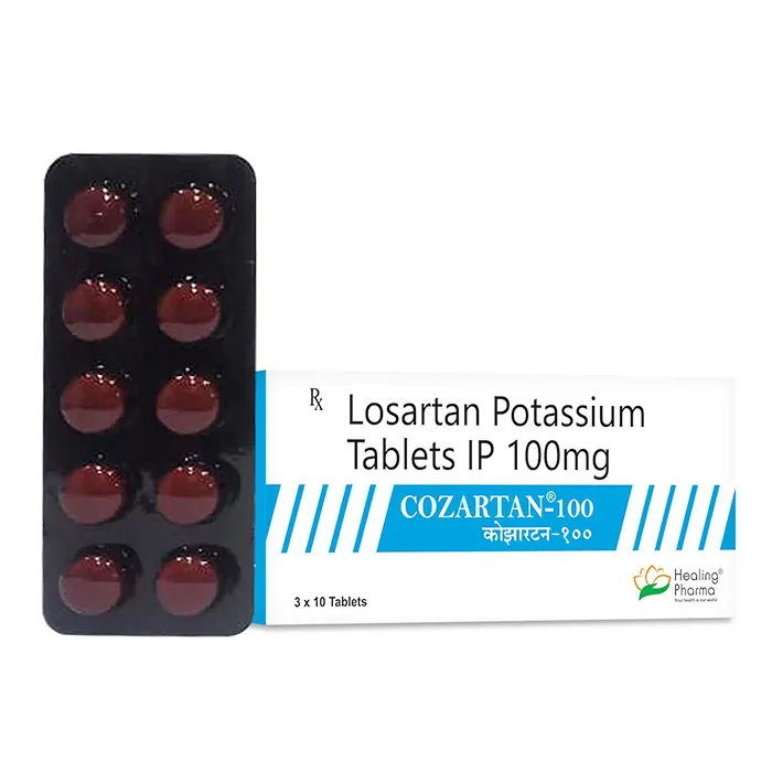 Losartan 100 mg Tablet (Cozartan) Losartan 100 mg Tablet (Cozartan)