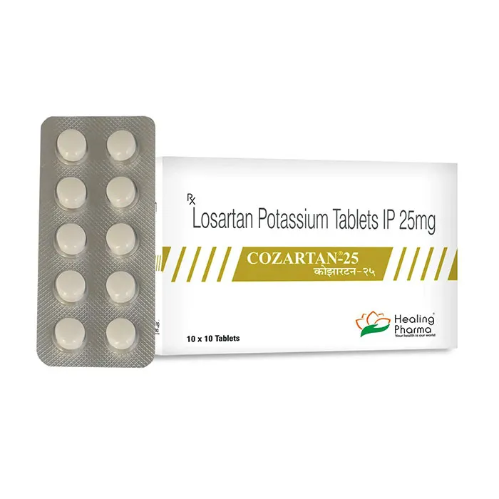 Losartan 25 mg Tablet (Cozartan) Losartan 25 mg Tablet (Cozartan)