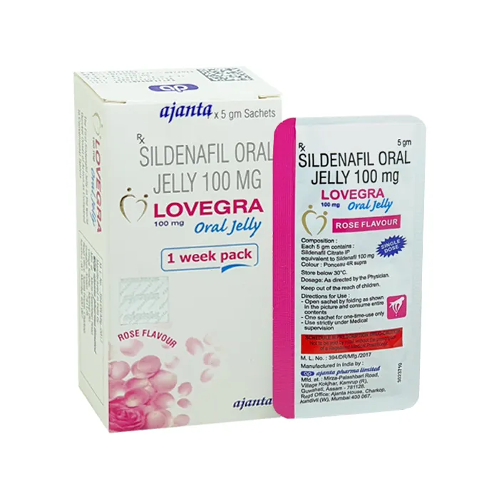 Lovegra Oral Jelly (Rose Flavour) Lovegra Oral Jelly (Rose Flavour)