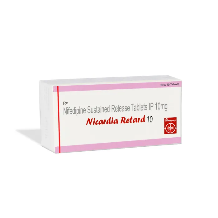 Nicardia Retard 10 mg Tablet Nicardia Retard 10 mg Tablet