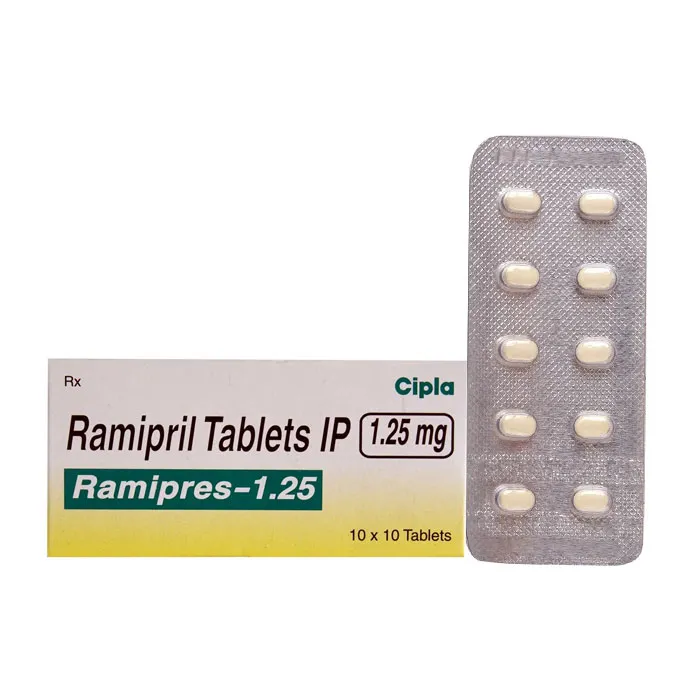Ramipres 1.25 mg Tablet Ramipres 1.25 mg Tablet