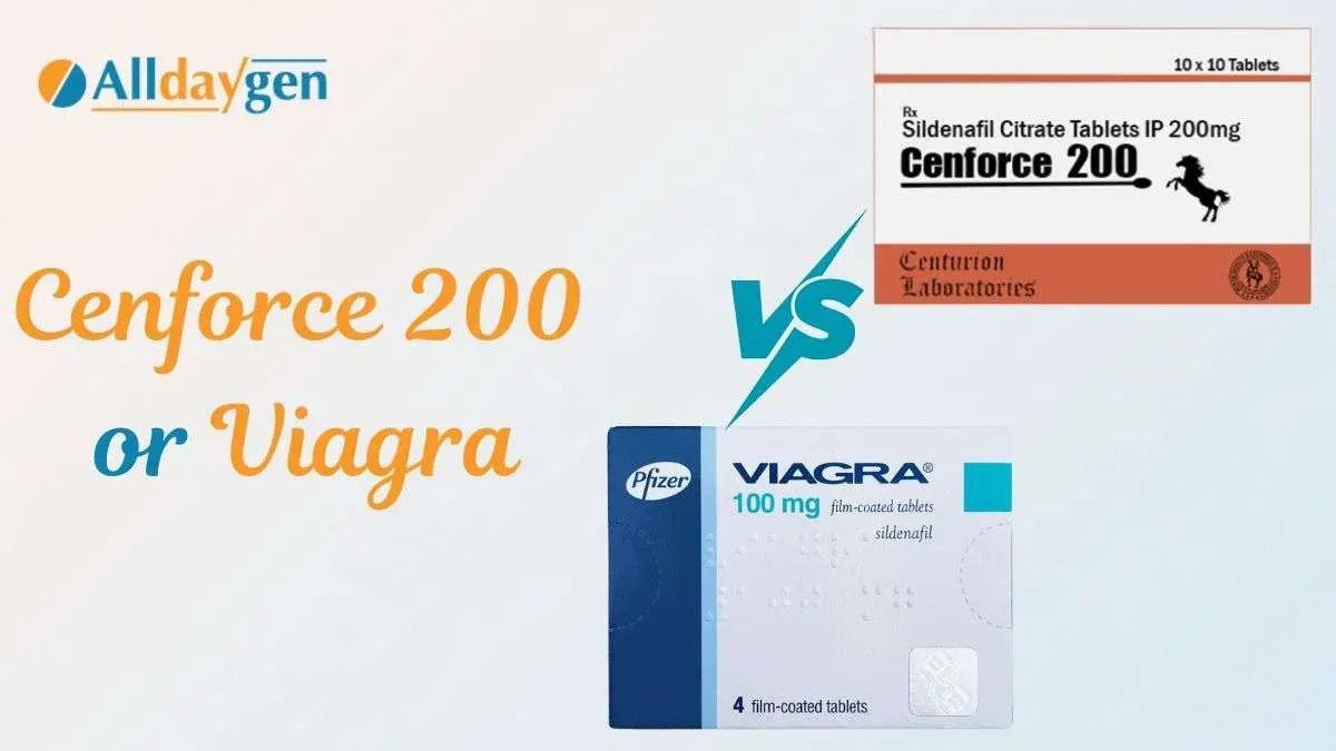 Cenforce 200 or Viagra: Which Sildenafil Tablet Is Best for ED?